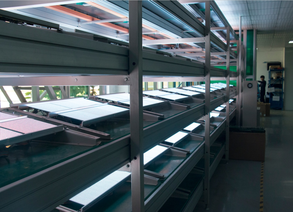 A clean modern LED-экран production line