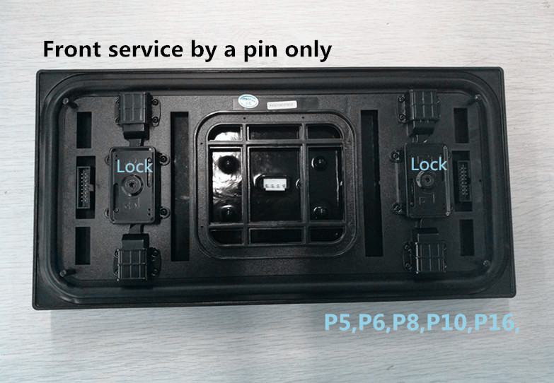 фронтальное обслуживание modules by a pin only